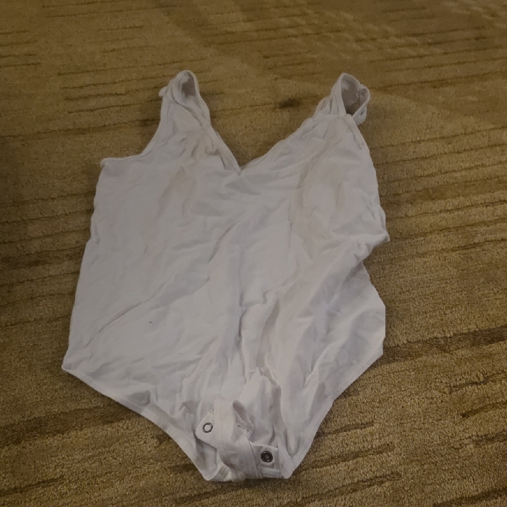 SO Classic White  Bodysuit Size M..